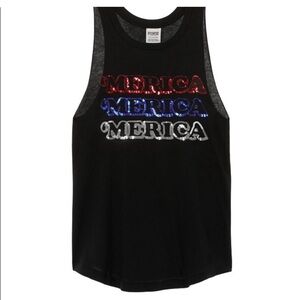 🇺🇸Merica’ bling Victoria’s Secret tank